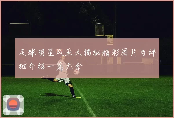足球明星风采大揭秘精彩图片与详细介绍一览无余
